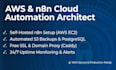 setup n8n automation  ai agents  postgresql database  and AWS cloud