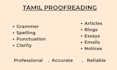 proofread and correct tamil content
