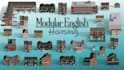 design 3d modular building and structure kit environment asset for unity and ue5