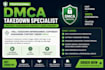 takedown harassing infringement copyright content under dmca
