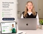 build a booking koala cleaning website on wordpress, wix or squarespace