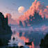 create a dreamy surreal fantasy album cover