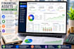 create a fnancial asset tracker, portfolio dashboard and investment reports