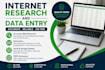 do accurate internet research and data entry