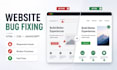 fix website bugs html css and javascript issues
