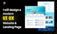 create a clean and modern UI design for web and mobile app