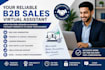 be your b2b lead generation and sales virtual assistant