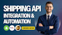 integrate shipping tracking API, fedex, dhl, ups and shipping automation