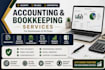 do accounting and bookkeeping in quickbooks and excel