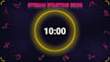 design a cosmic celestial void full stream overlay package