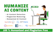 humanize ai content and rewrite ai content naturally