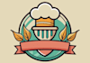 do custom restaurant chef catering kitchen logo