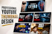 design high CTR youtube thumbnails that get clicks