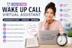 be your wake up call virtual assistant accountability coach and scheduler