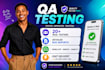 qa testing, mobile app testing, website testing, usability and software testing