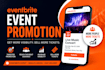 create, setup, promote and manage eventbrite event to increase ticket sales