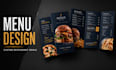 design a custom restaurant food menu