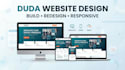 build a duda website, duda website design and redesign