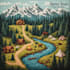 create a beautiful hand drawn wedding and event map