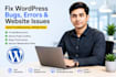 fix wordpress bugs, errors, and plugin conflicts
