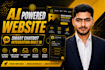 develop a custom website with smart ai chatbot integration