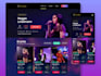design event booking website, online conference website, ticket website
