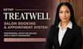 setup treatwell salon booking spa booking, beauty booking, appointment system