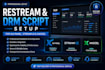 setup restream drm script for xui panel, xtream ui, and xaccel