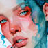 create a watercolor portrait