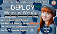 deploy website on vercel, netlify or any hosting server