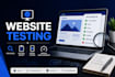 do website review and usability testing