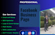 create, design and setup impressive facebook business page