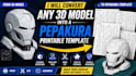 convert any 3d model into a pepakura printable template