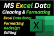 clean excel spreadsheet, excel data cleaning, data cleanup