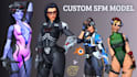 port, create, fix blendshapes, sfm model, gmod playermodel, l4d2, tf2, vrchat