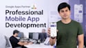 develop flutter android and ios apps with ai features and react native