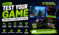 test your game and find bugs and gameplay issues