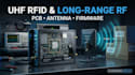 design uhf rfid reader, antenna, long range rf pcb and embedded  firmware