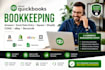 quickbooks bookeeping amazon excel data entry square shopify cogs ebay reconcile