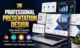 create professional powerpoint presentation pitch deck canva PDF presentation