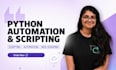 build python scripts for automation, scraping, and data analysis