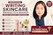 write skincare and beauty content