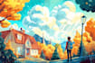 create a comic book or comic strip illustration