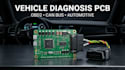 design vehicle diagnosis system pcb, obd2 can bus and automotive electronics
