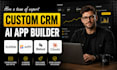 develop custom crm with ai app builder