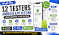 12 tester google play testers android app testing beta testing qa testing
