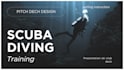 design scuba diving business pitch deck surfing instruction presentation deck