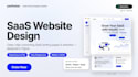 design saas website UI UX in figma