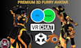create custom furry vrchat avatar furry avatar vrchat avatar commission vr chat