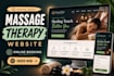 design a massage therapy website with online booking